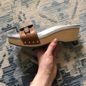 VINTAGE PRADA CLOG SLIDES